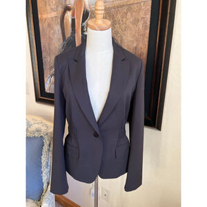 NWOT SKILLS & GENES Charcoal Blazer Jacket Size 8